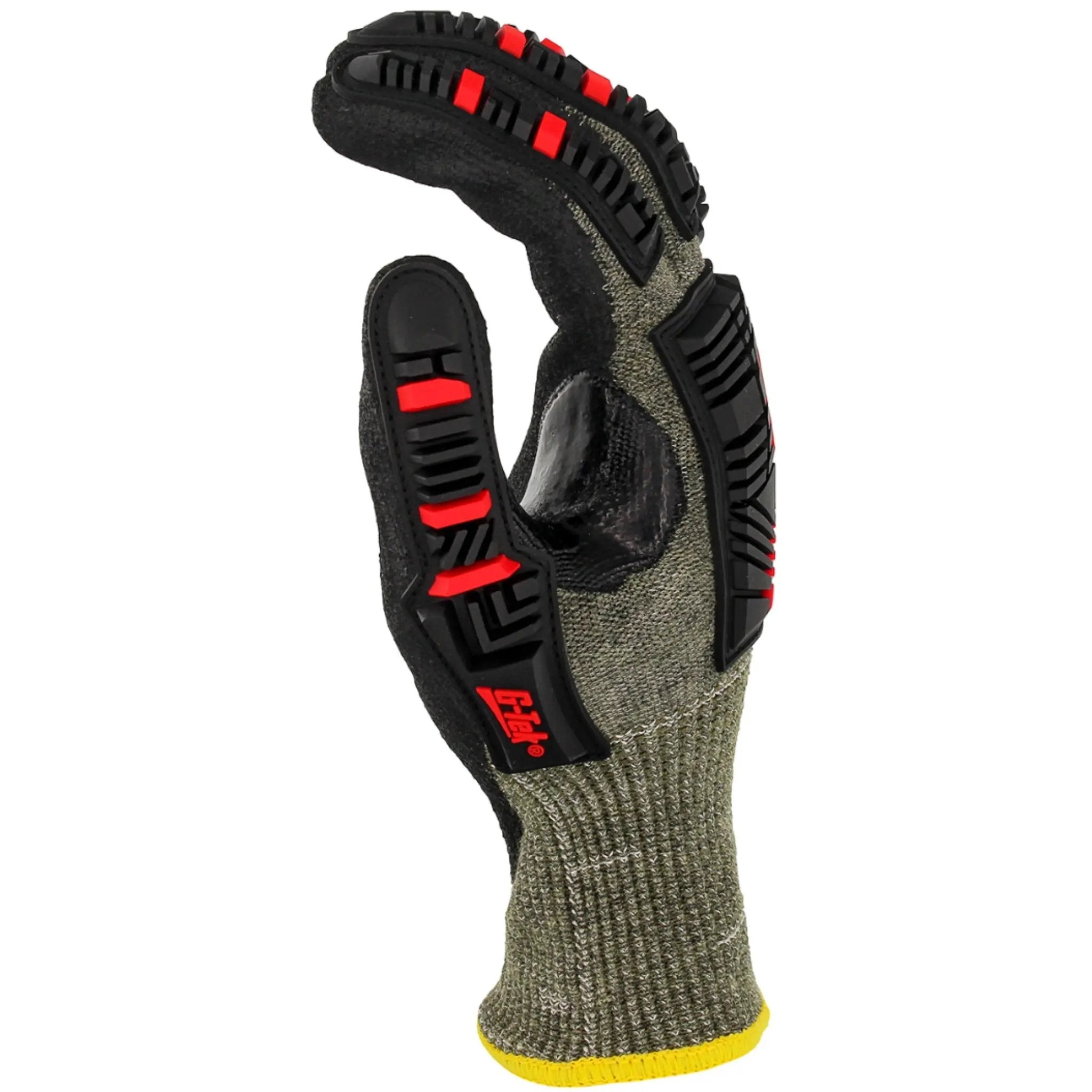 PIP G-Tek PolyKor X7 16-MP935 Seamless Knit PolyKor X7 Blended Glove with Impact Protection and NeoFoam MicroSurface Grip_Side_Image