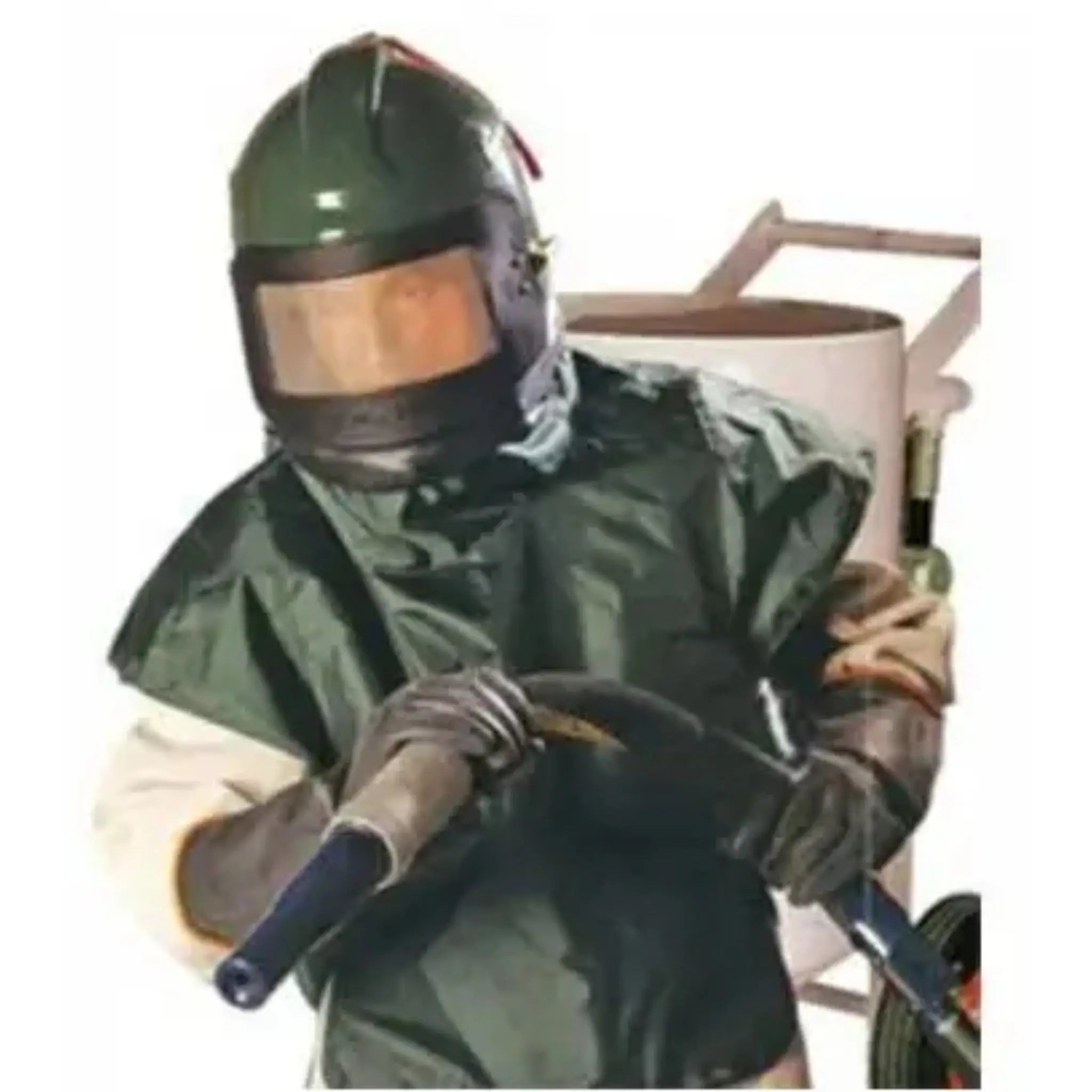 ALLEGRO INDUSTRIES NV20-00LP Nova 2000 Helmet w/ Nylon Cape, Breathing Tube and Constant Flow Valve, Low Pressure, 1 Each-Main