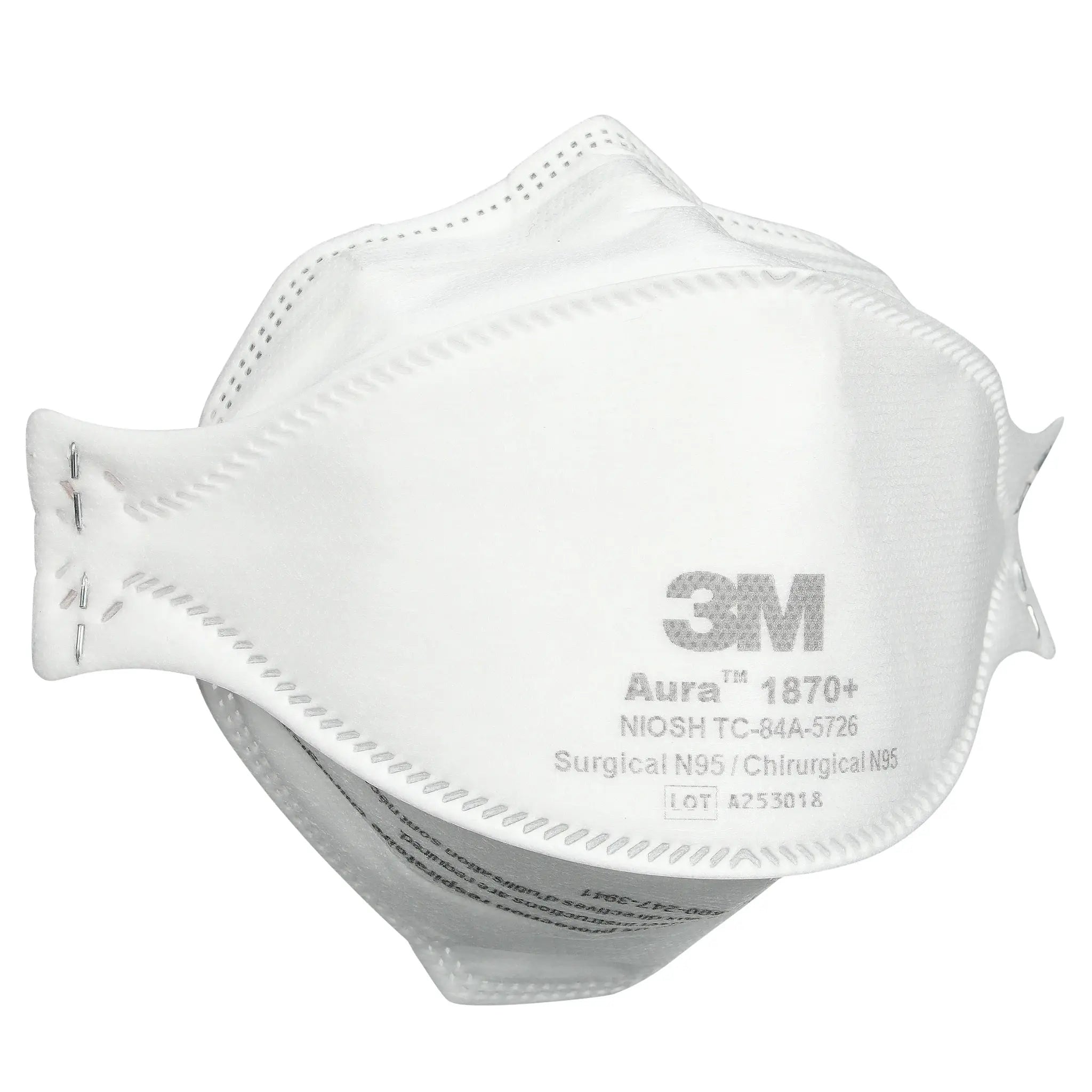 3M 1870+ Aura N95 Health Care Particulate Respirator and Surgical Mask