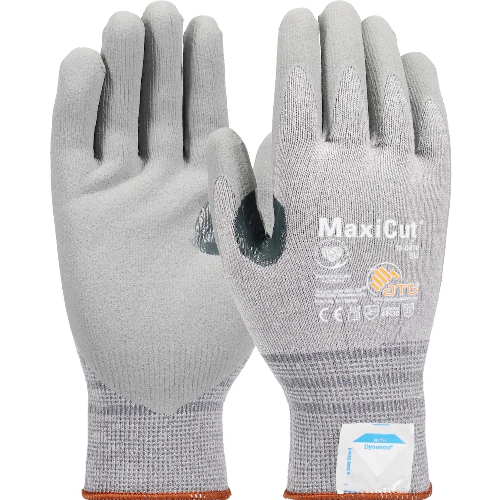 PIP ATG 19-D470 MaxiCut 5 Dyneema Glove with Nitrile MicroFoam Grip_Main_Image