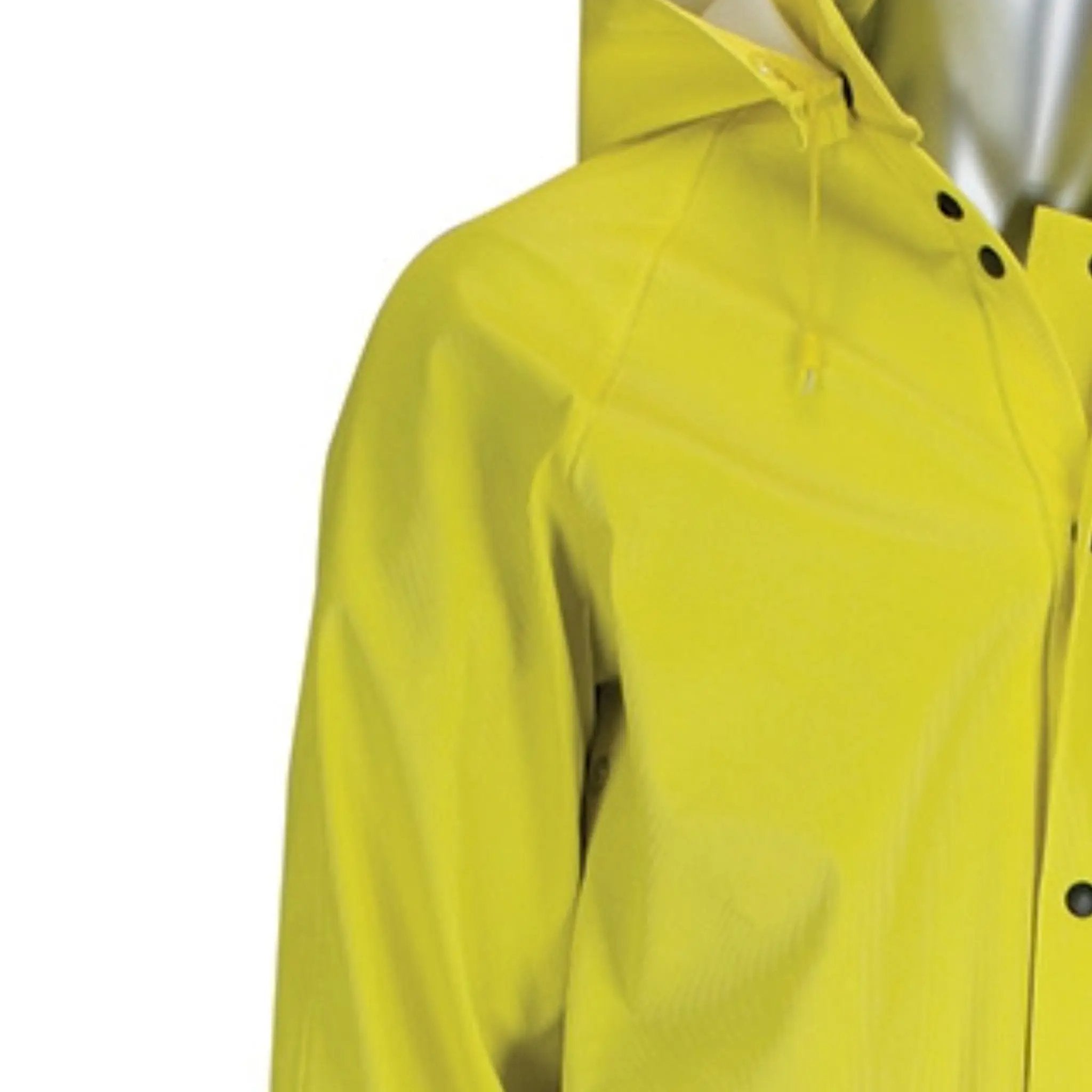 PIP Flex 201-650C Ribbed 0.65 mm PVC 48-Inch Jacket with Hood_Upper_Right