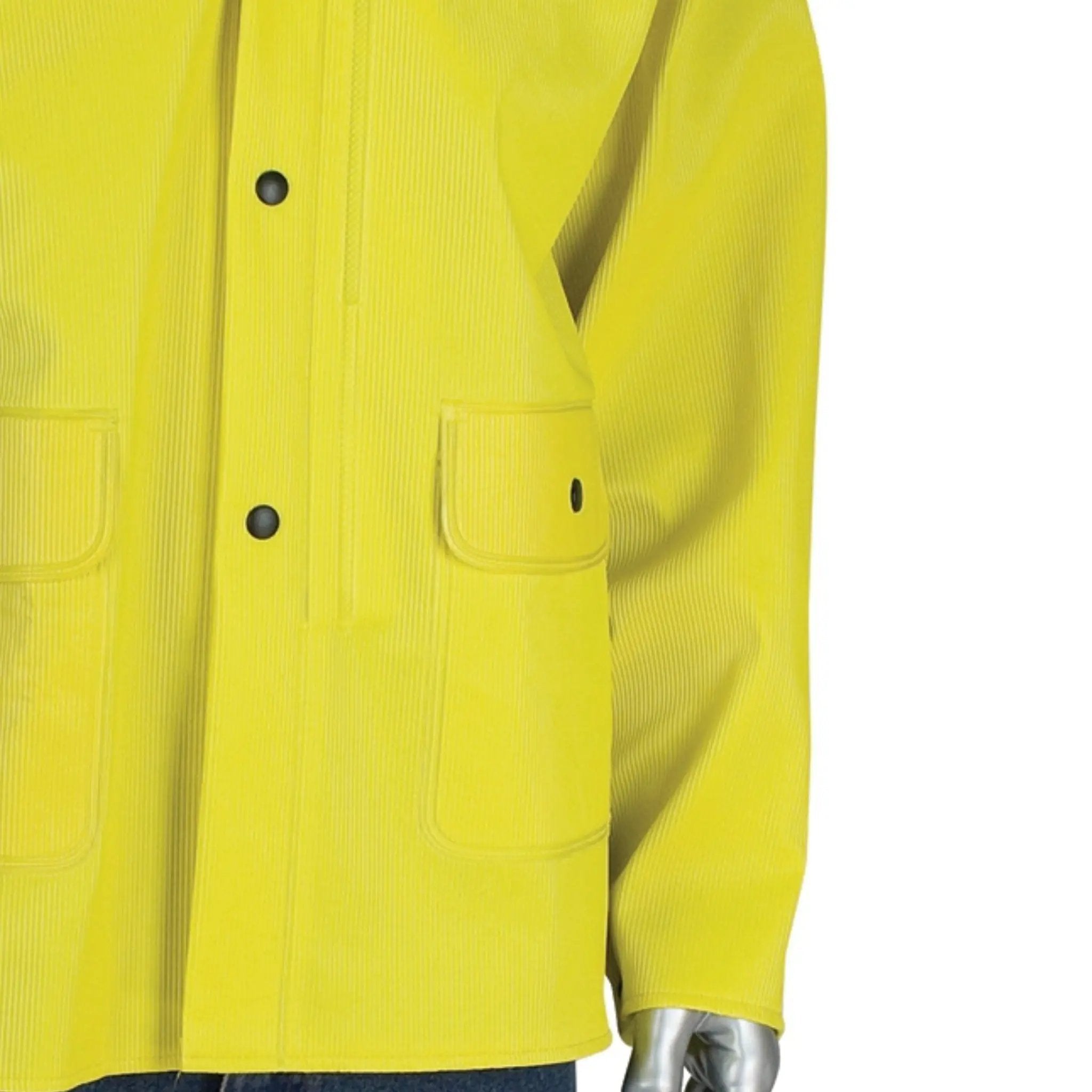 PIP Flex 201-650J Ribbed PVC Jacket with Hood_Lower_Left