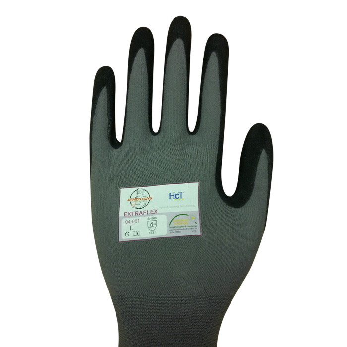Armor Guys 04-001 ExtraFlex Work Gloves - Gray Color (1 PR)