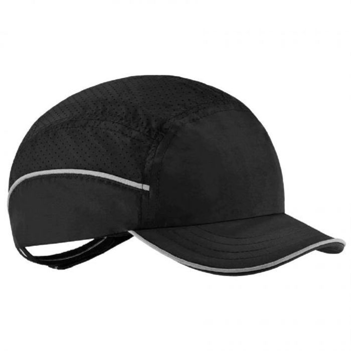 Ergodyne Skullerz 8955 Lightweight Bump Cap Hat, Black, Short Brim, 1 Each