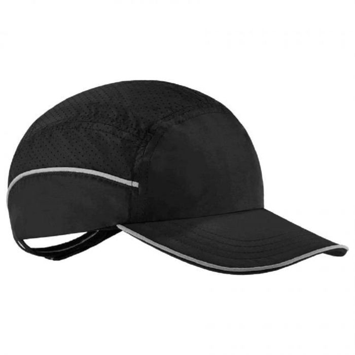 Ergodyne Skullerz 8955 Lightweight Bump Cap Hat, Black, Long Brim, 1 Each