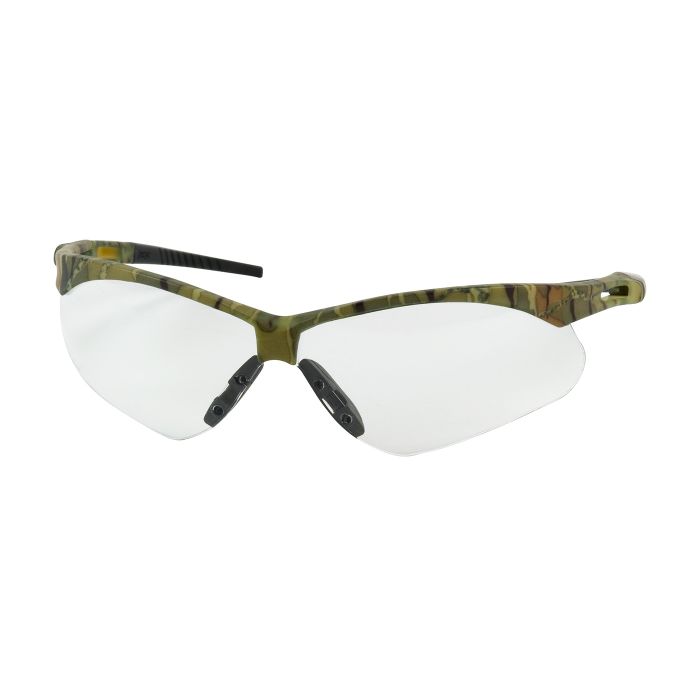PIP Anser Semi-Rimless Safety Glasses Camouflage Frame, Clear Lens Anti-Scratch Coating (144 Pairs)