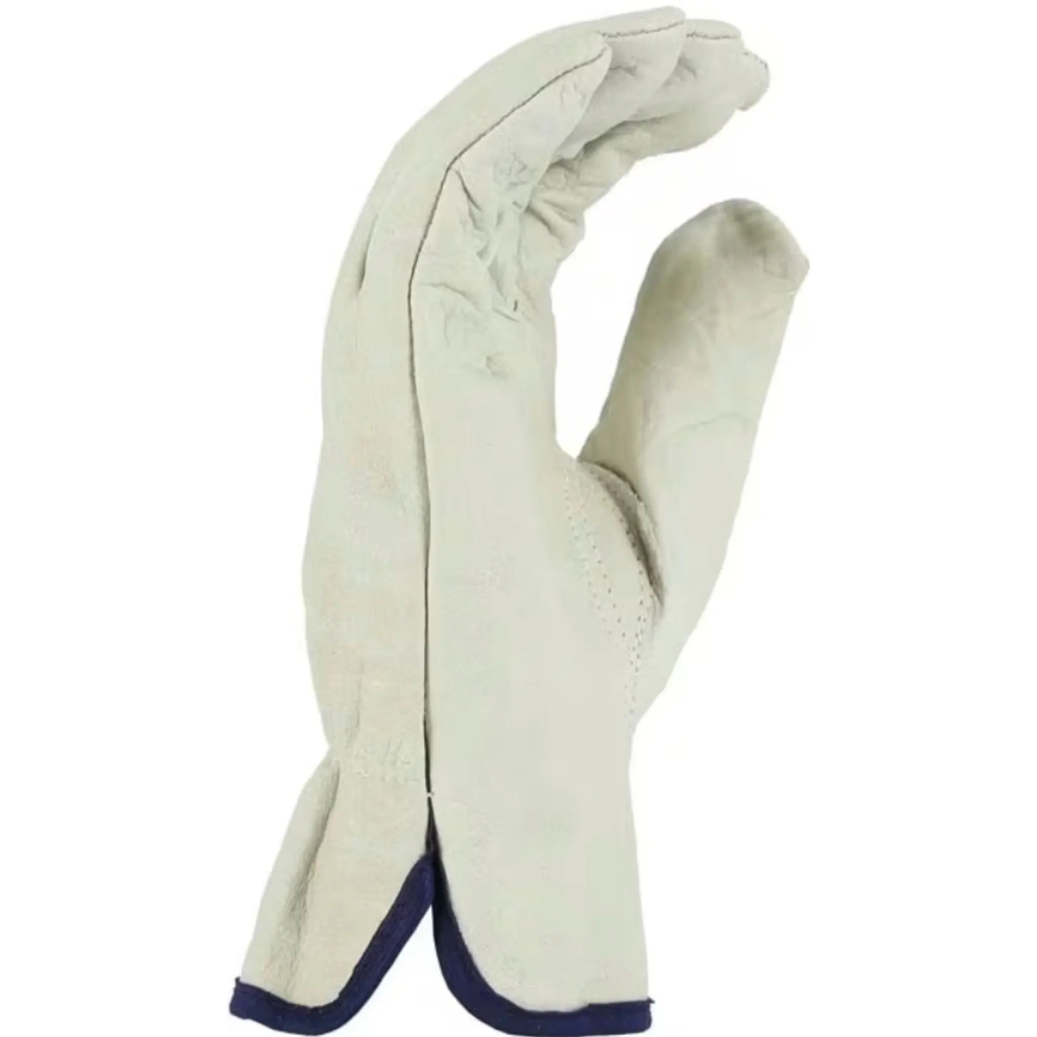 MAJESTIC GLOVE 2510B Industrial Grade Cowhide, Keystone Thumb, Drivers Glove, Beige, 1 Dozen-side-image-2
