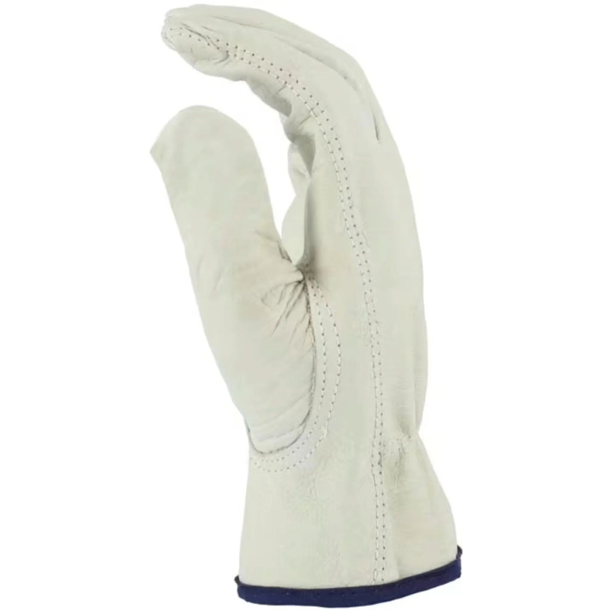 MAJESTIC GLOVE 2510B Industrial Grade Cowhide, Keystone Thumb, Drivers Glove, Beige, 1 Dozen-side-image
