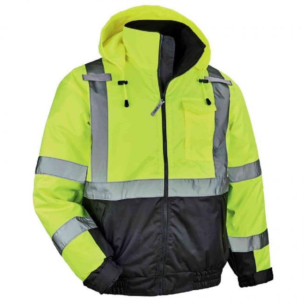 Ergodyne GloWear 8377 Thermal High Visibility Jacket, 1 Each