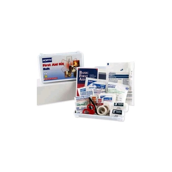 Honeywell North 019700-0001L Bulk First Aid Kit, 10 Person, 1 Each