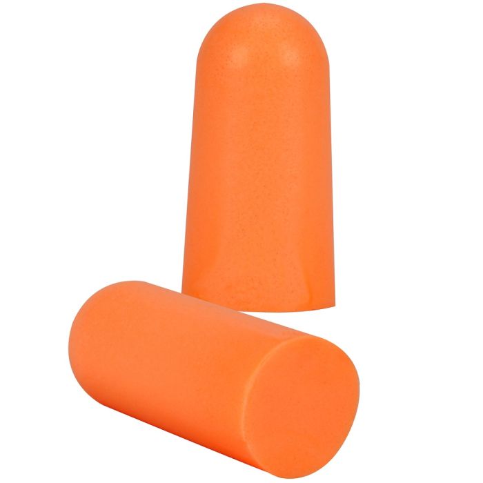 PIP Mega Bullet Plus 267-HPF810 Disposable Ear Plugs – NRR 33, Orange, One Size, 1 Box