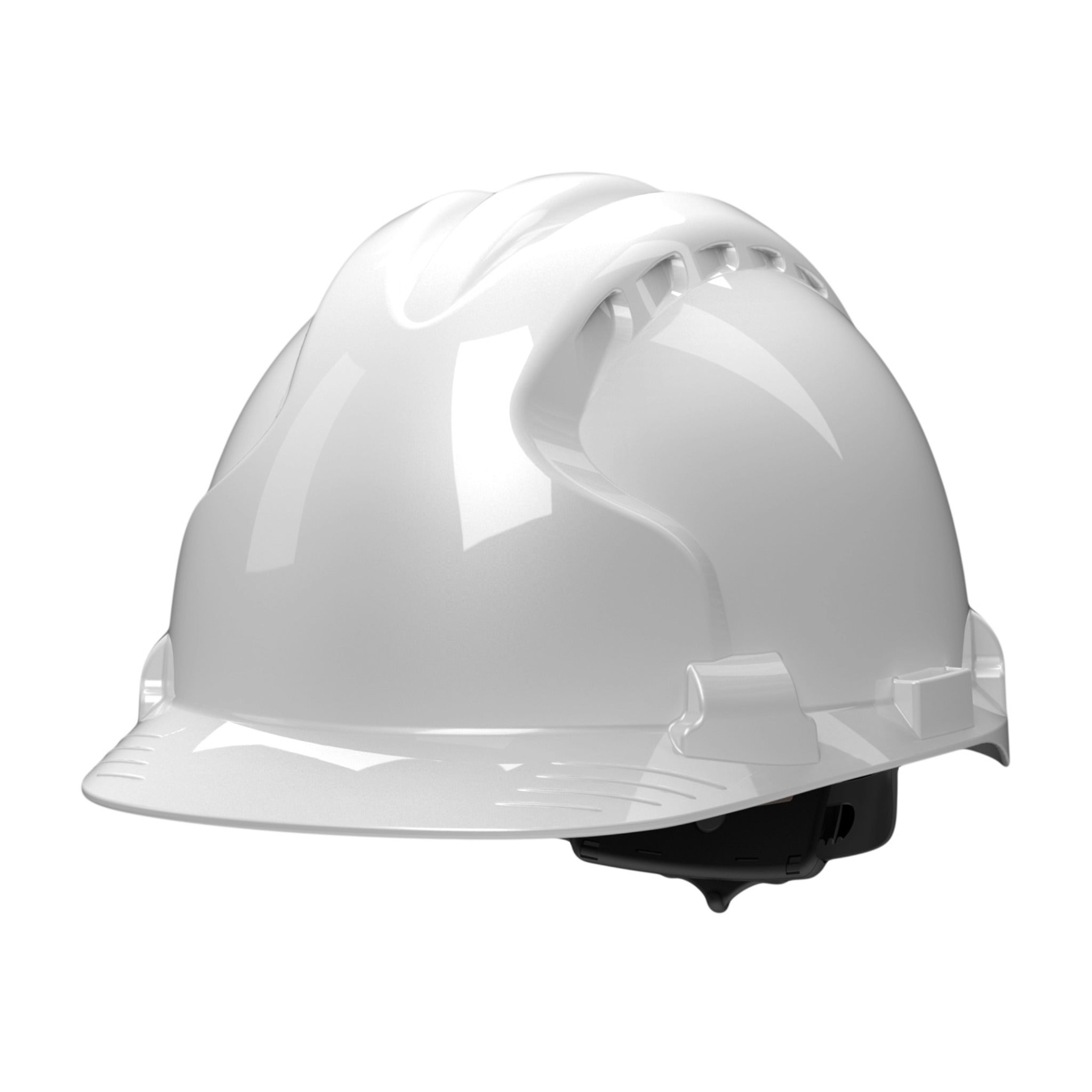 PIP MK8 Evolution 280-AHS150 HDPE Shell, EPS Impact Liner, Polyester Suspension and Wheel Ratchet Adjustment Type II Hard Hat_Main_Image_White