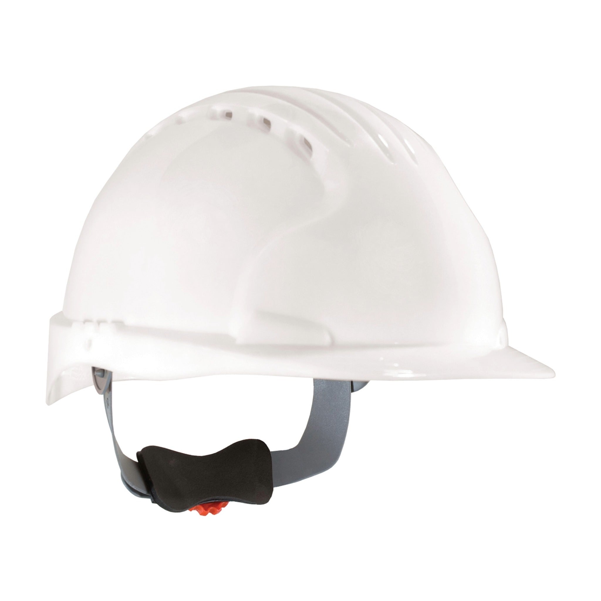 PIP Evolution Deluxe 280-EV6151V Standard Brim, Vented Hard Hat with HDPE Shell, 6-Point Polyester Suspension, 1 Each