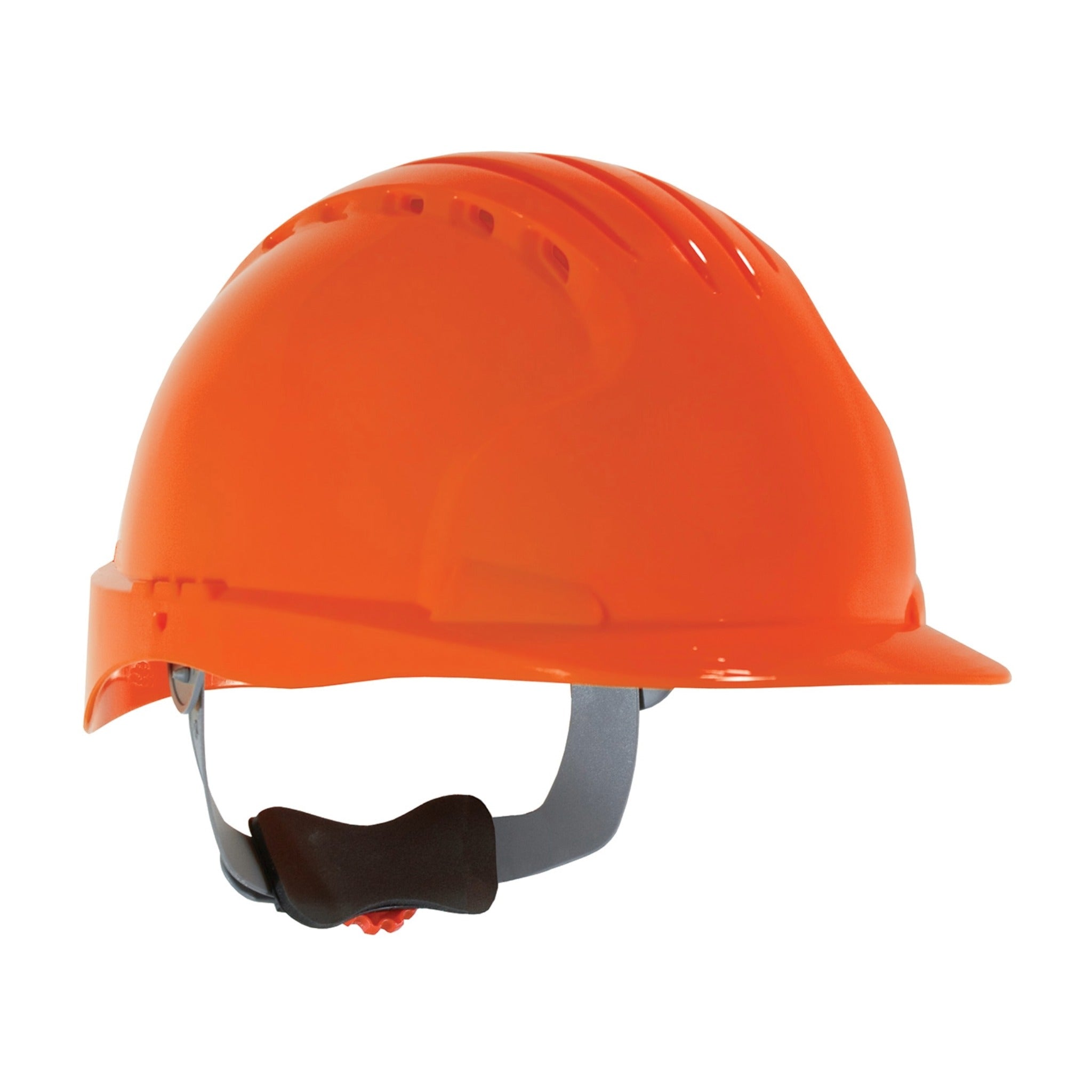 PIP Evolution Deluxe 280-EV6151V Standard Brim, Vented Hard Hat with HDPE Shell, 6-Point Polyester Suspension, 1 Each