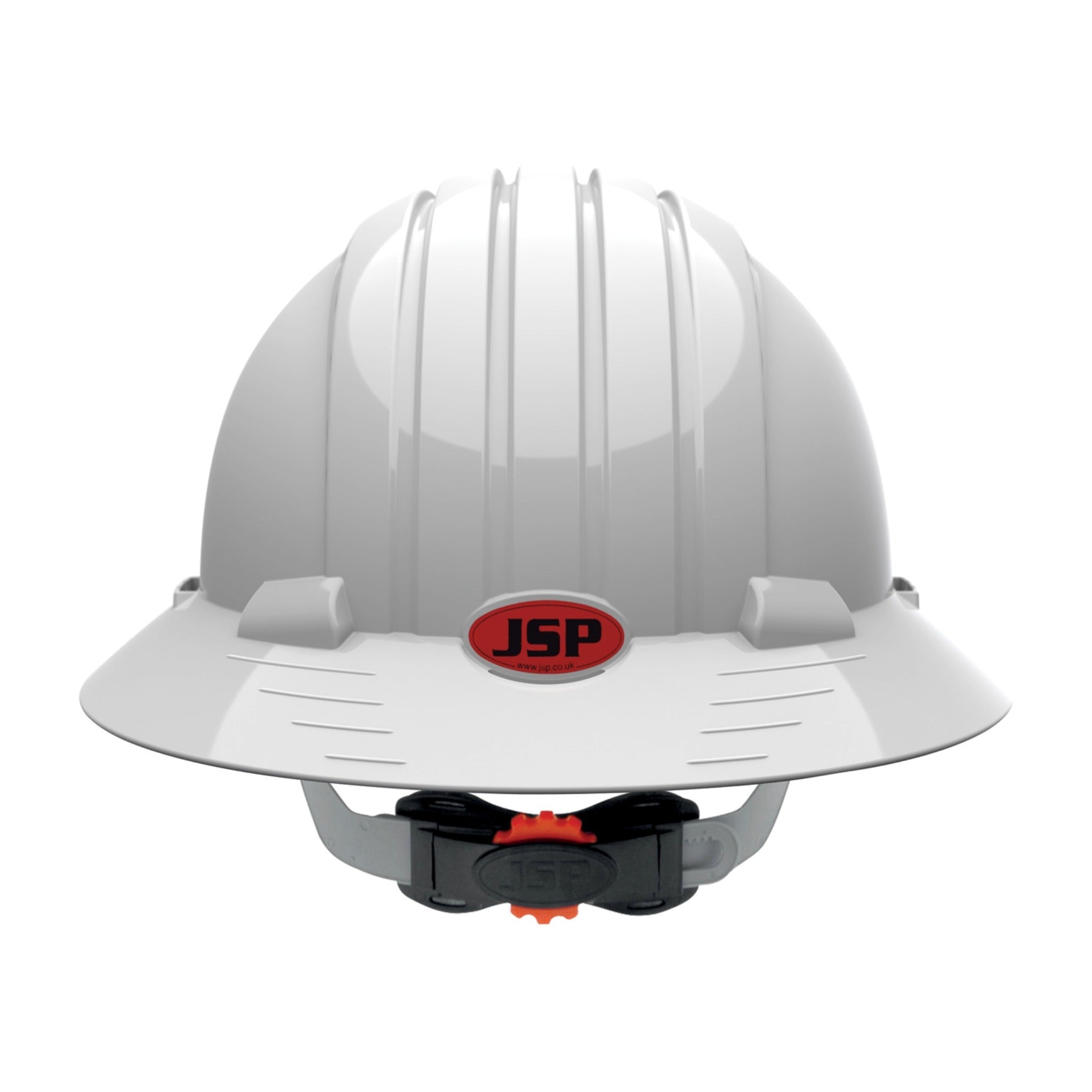 PIP Evolution Deluxe 6161 280-EV6161V Vented, Full Brim Hard Hat with HDPE Shell, One Size, 1 Each 