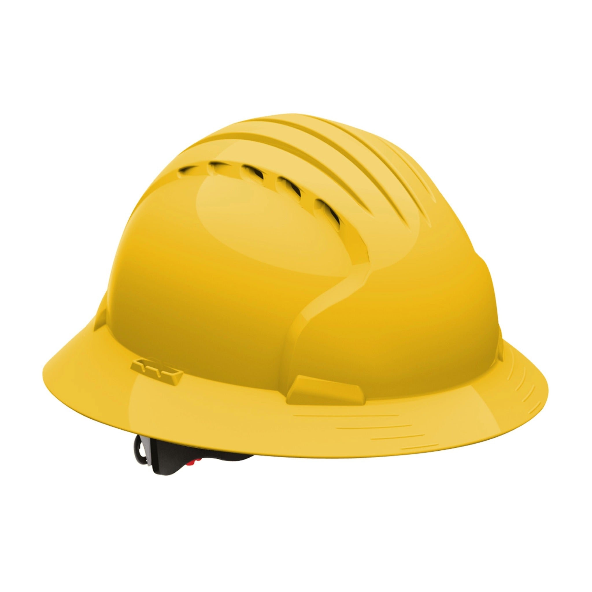 PIP Evolution Deluxe 6161 280-EV6161V Vented, Full Brim Hard Hat with HDPE Shell, One Size, 1 Each 