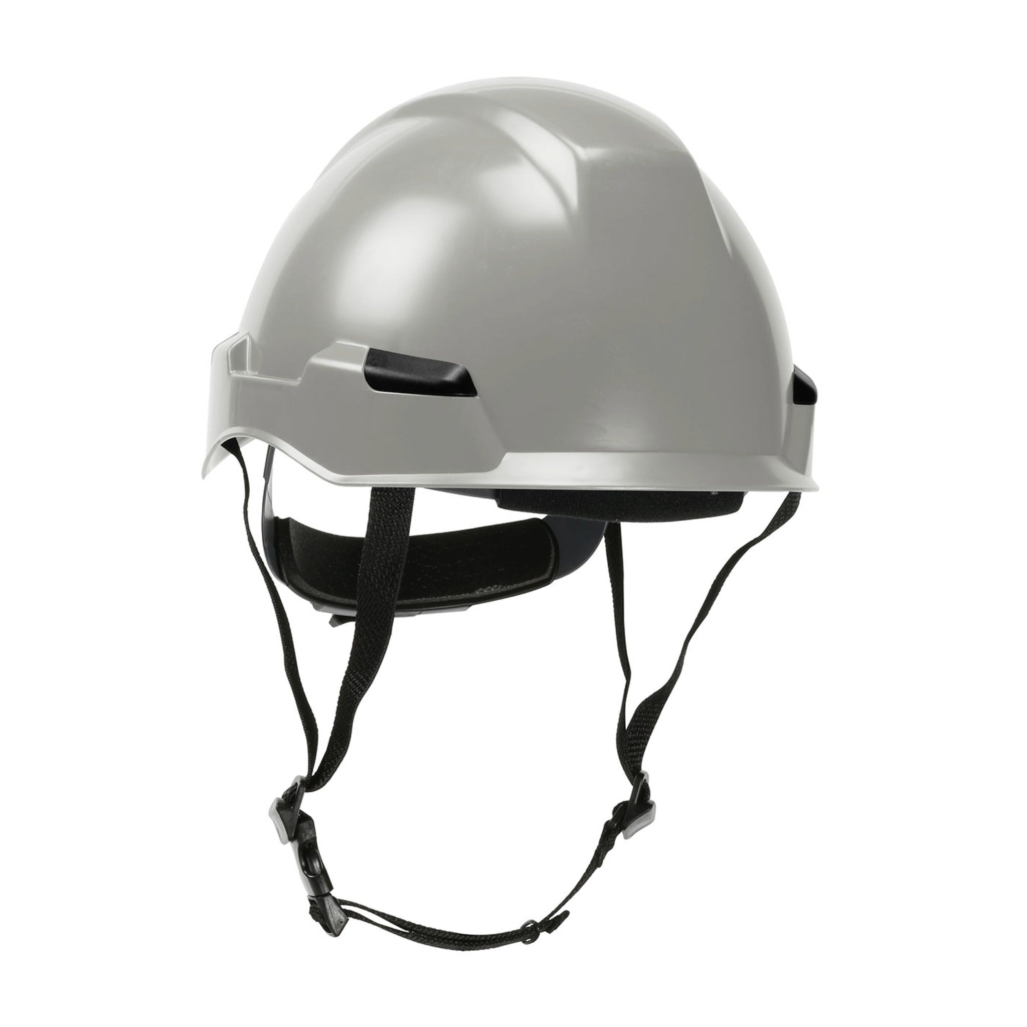 PIP Rocky 280-HP142R Industrial Climbing Helmet with Polycarbonate / ABS Shell, Hi-Density Foam Impact Liner, Nylon Suspension_Gray