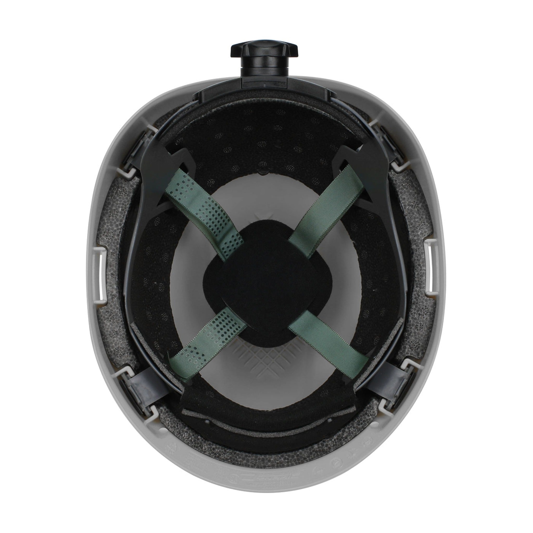 PIP Rocky 280-HP142R Industrial Climbing Helmet with Polycarbonate / ABS Shell, Hi-Density Foam Impact Liner, Nylon Suspension_Gray_Under