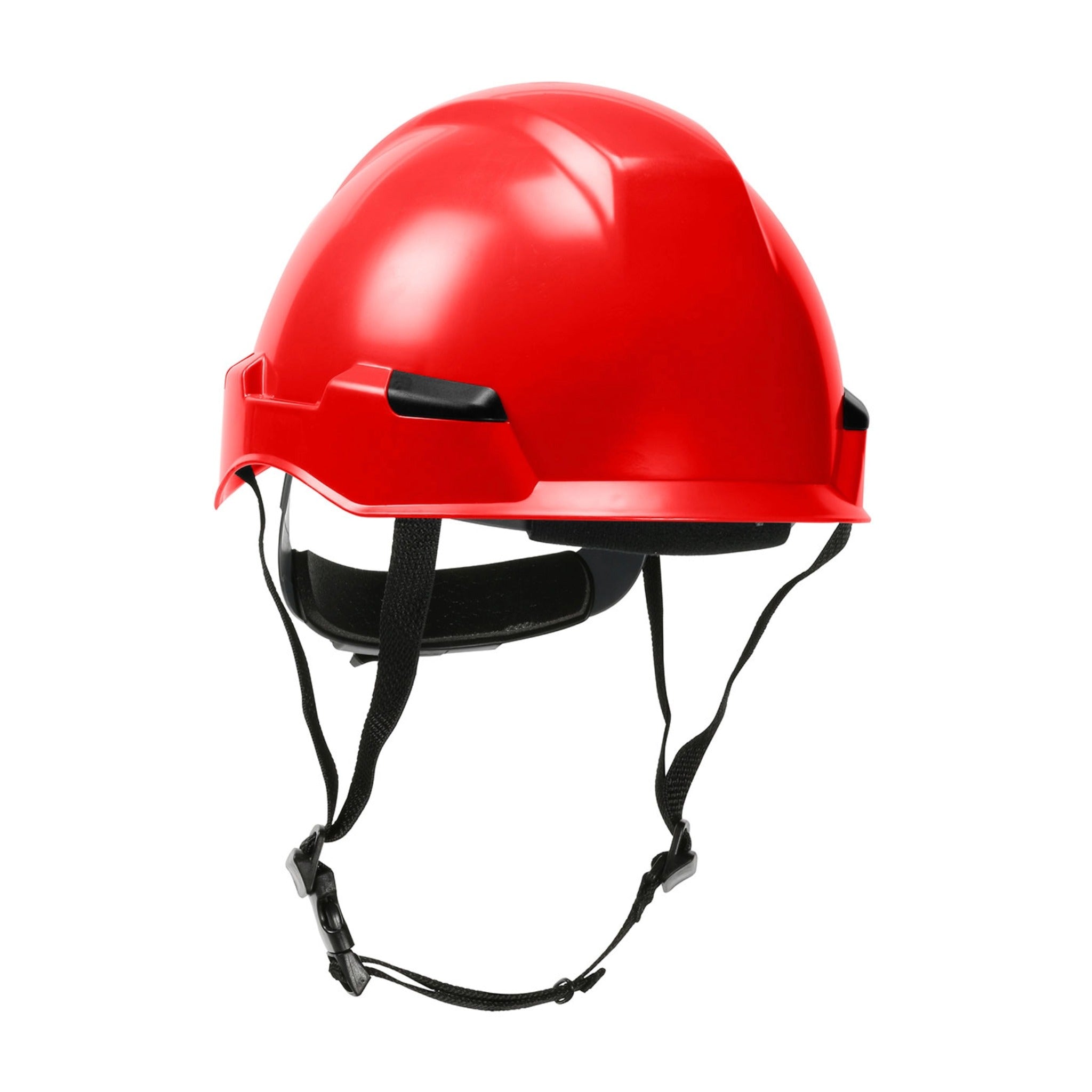 PIP Rocky 280-HP142R Industrial Climbing Helmet with Polycarbonate / ABS Shell, Hi-Density Foam Impact Liner, Nylon Suspension_Red