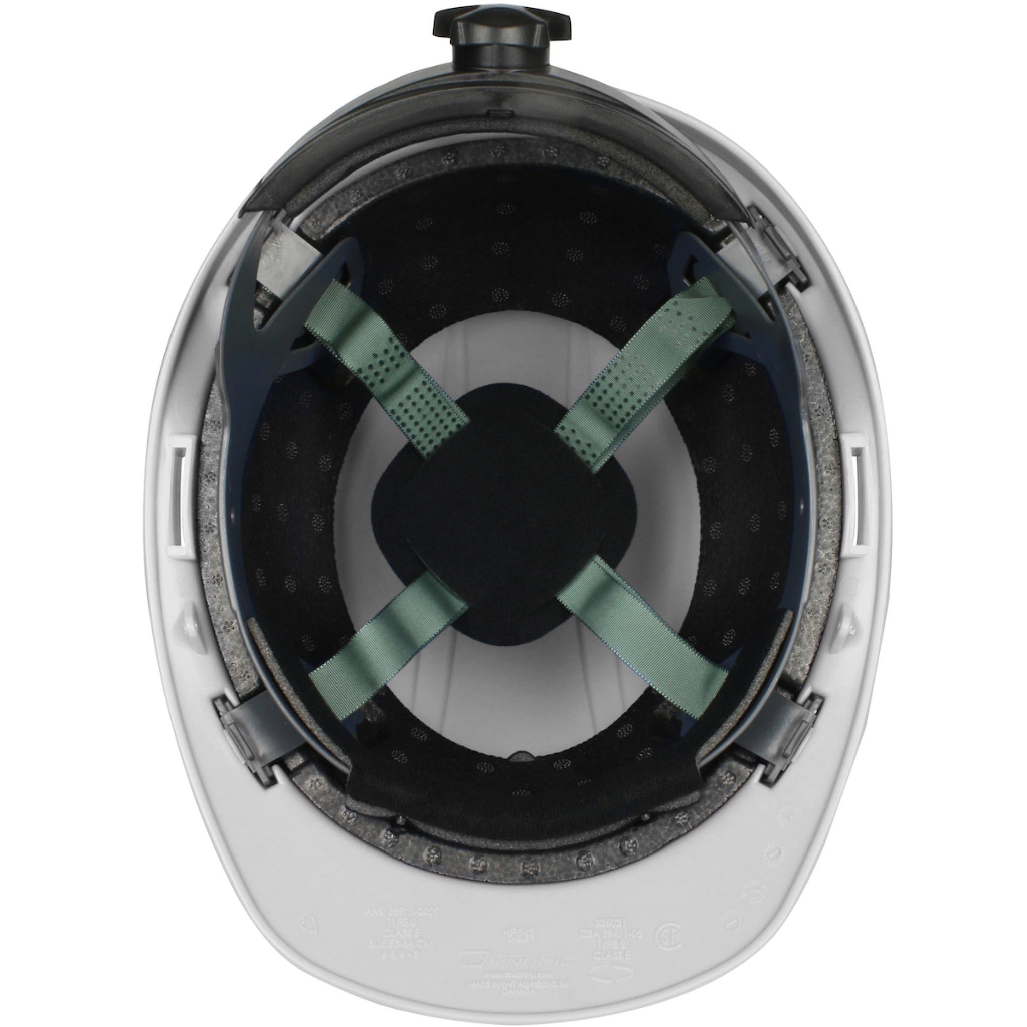 Do the same for PIP Mont-Blanc 280-HP542R Type II, Cap Style Hard Hat with HDPE Shell_White_Under