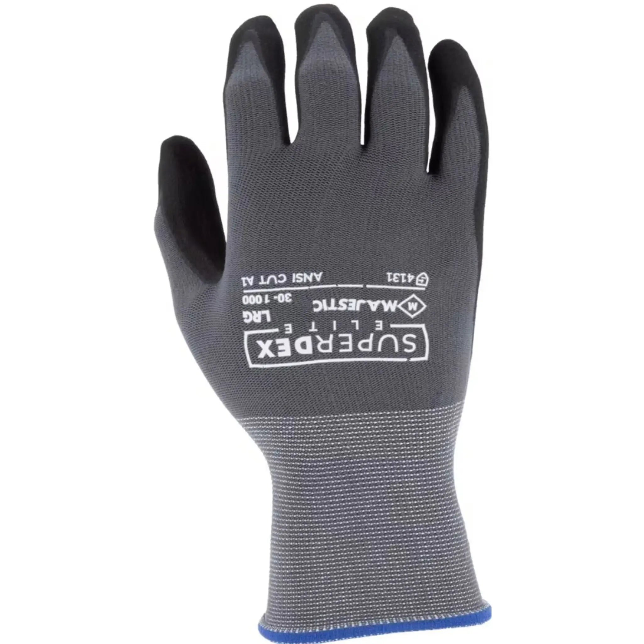 MAJESTIC GLOVE 30-1000 Superdex Premium Foam Nitrile Palm Dip Glove-Front-Image