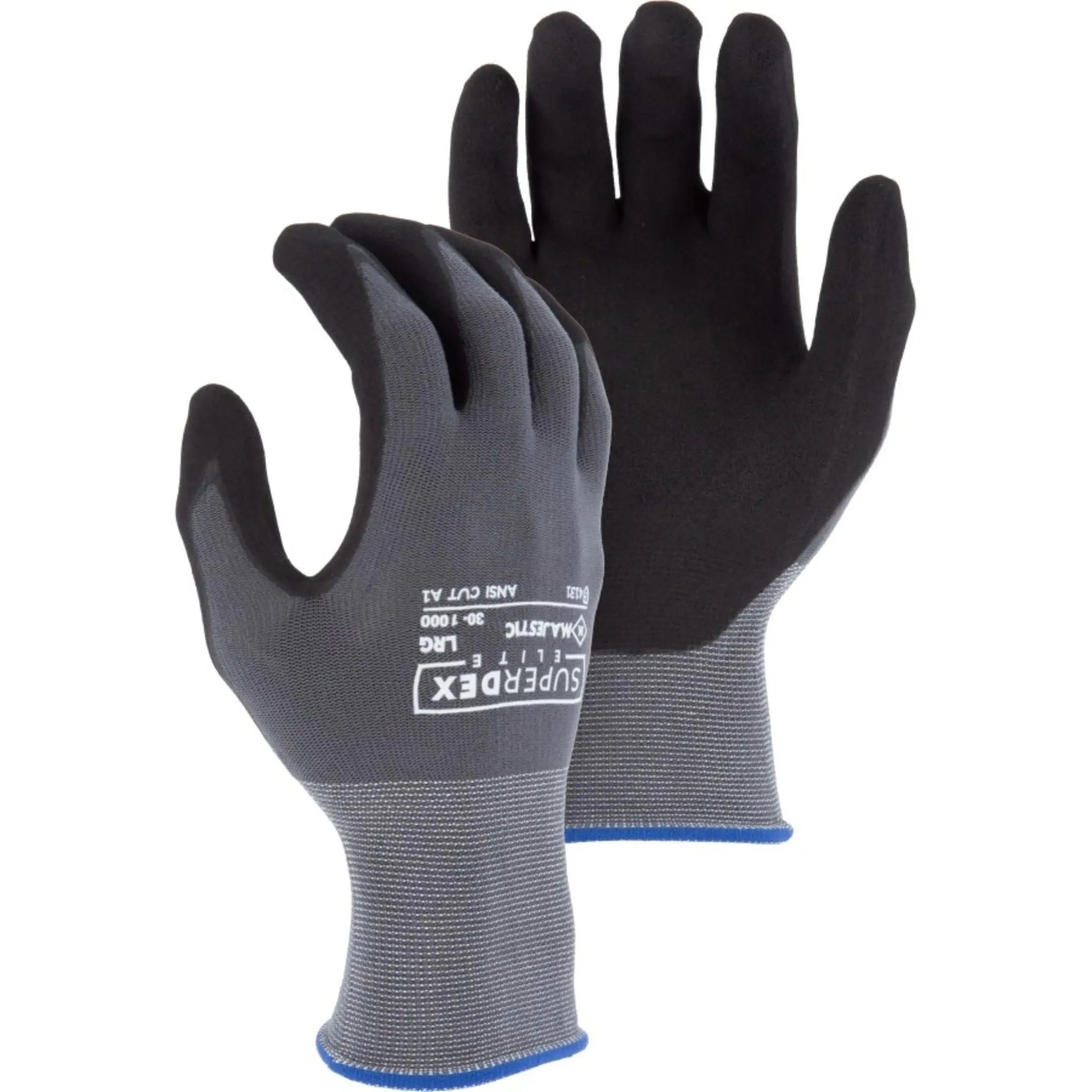 MAJESTIC GLOVE 30-1000 Superdex Premium Foam Nitrile Palm Dip Glove-Main-Image