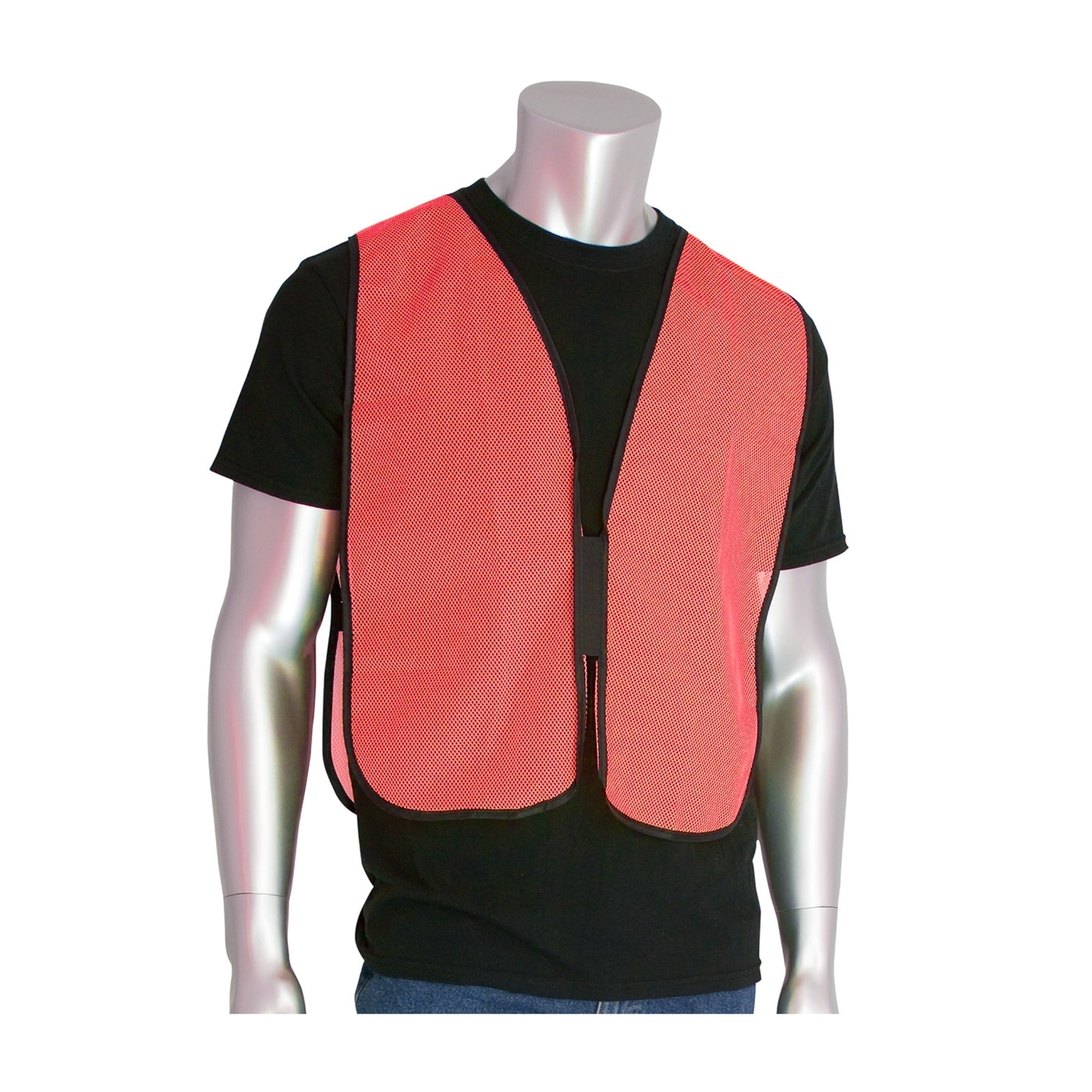 PIP 300-0800 Non-ANSI Mesh Safety Vest_Orange
