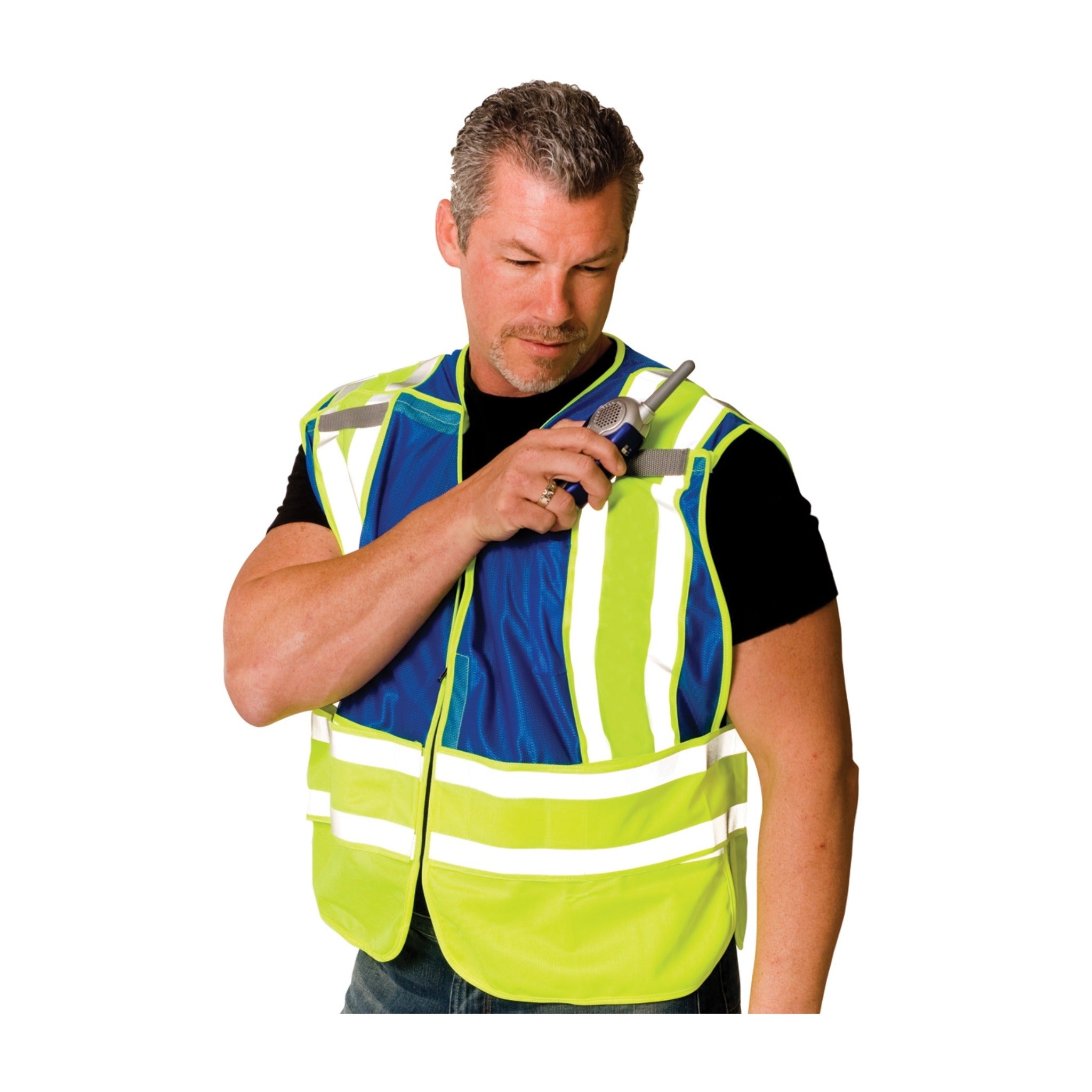 PIP 302-PSV-BLU ANSI Type P Class 2 Public Safety Vest_Image