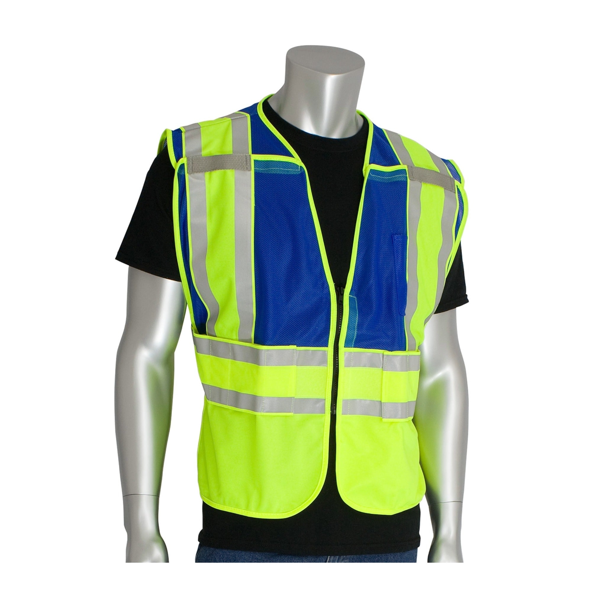 PIP 302-PSV-BLU ANSI Type P Class 2 Public Safety Vest_Main