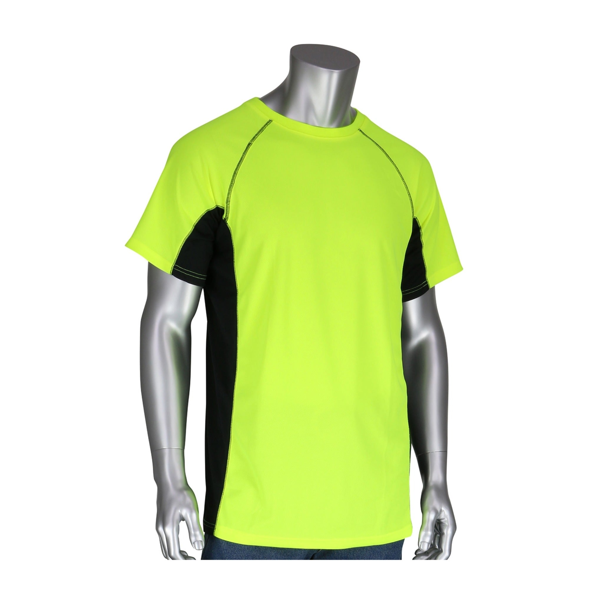 PIP 310-950B-LY Non-ANSI Short Sleeve T-Shirt with 50+ UPF Sun Protection_Main_Image