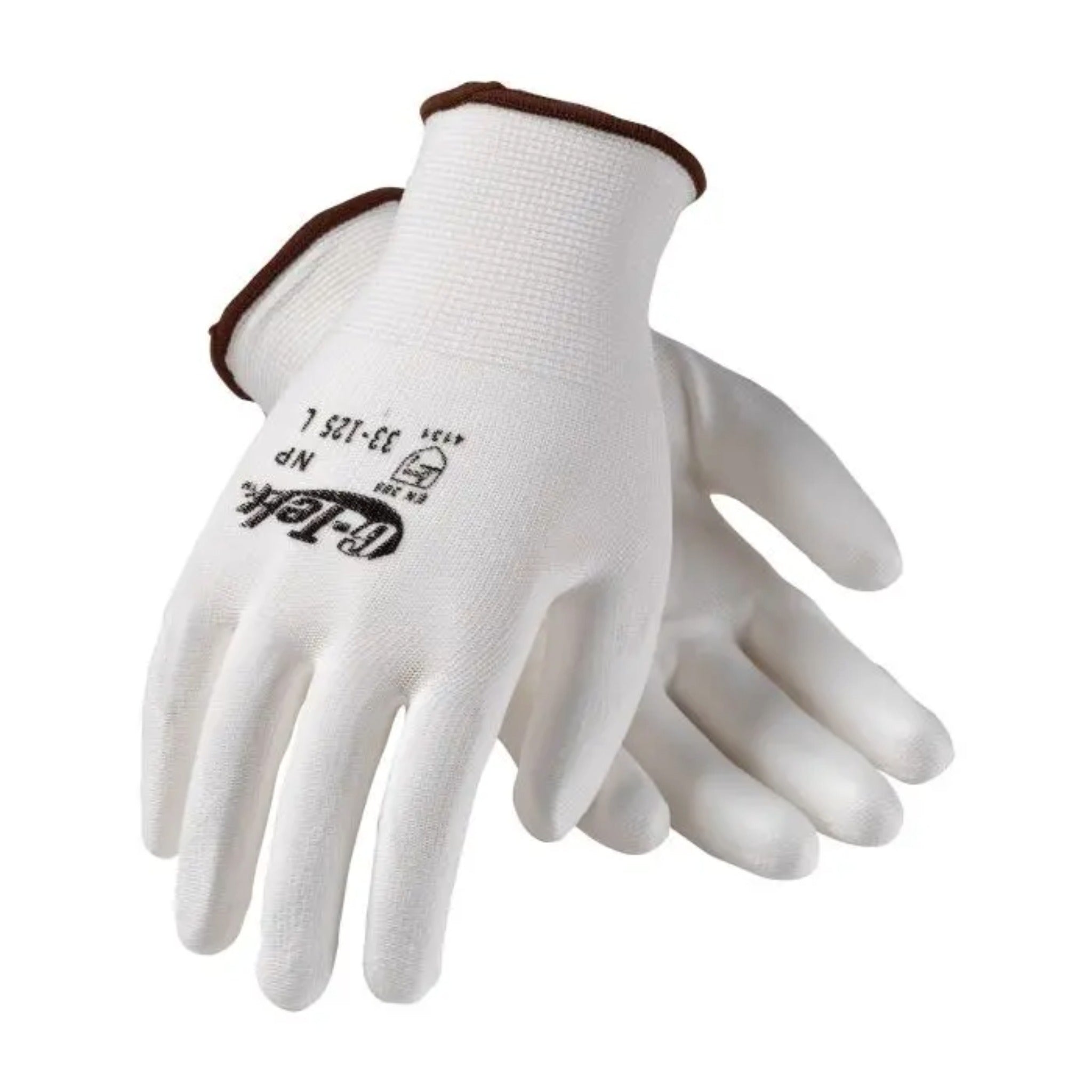 PIP G-Tek 33-125 Seamless Knit Nylon Blend Glove with Polyurethane Coated Flat Grip_Back