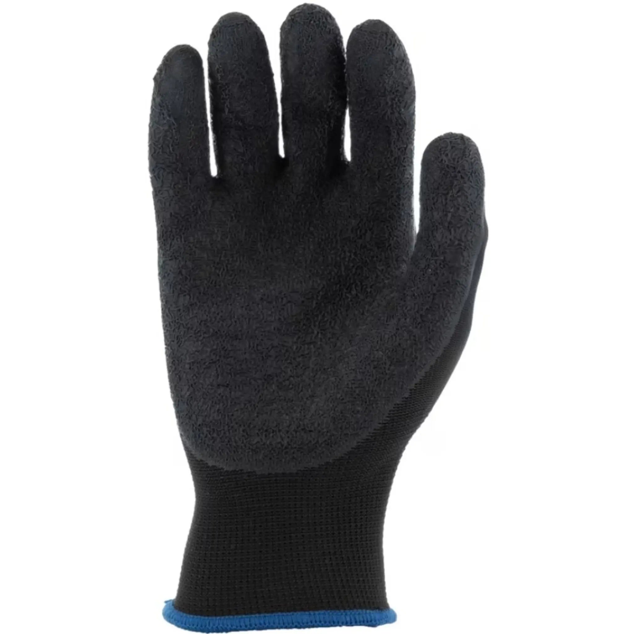 MAJESTIC GLOVE 3378BK Lightweight SuperDex Latex Palm Dipped Glove on Recycled Polyester Liner-Back-Image