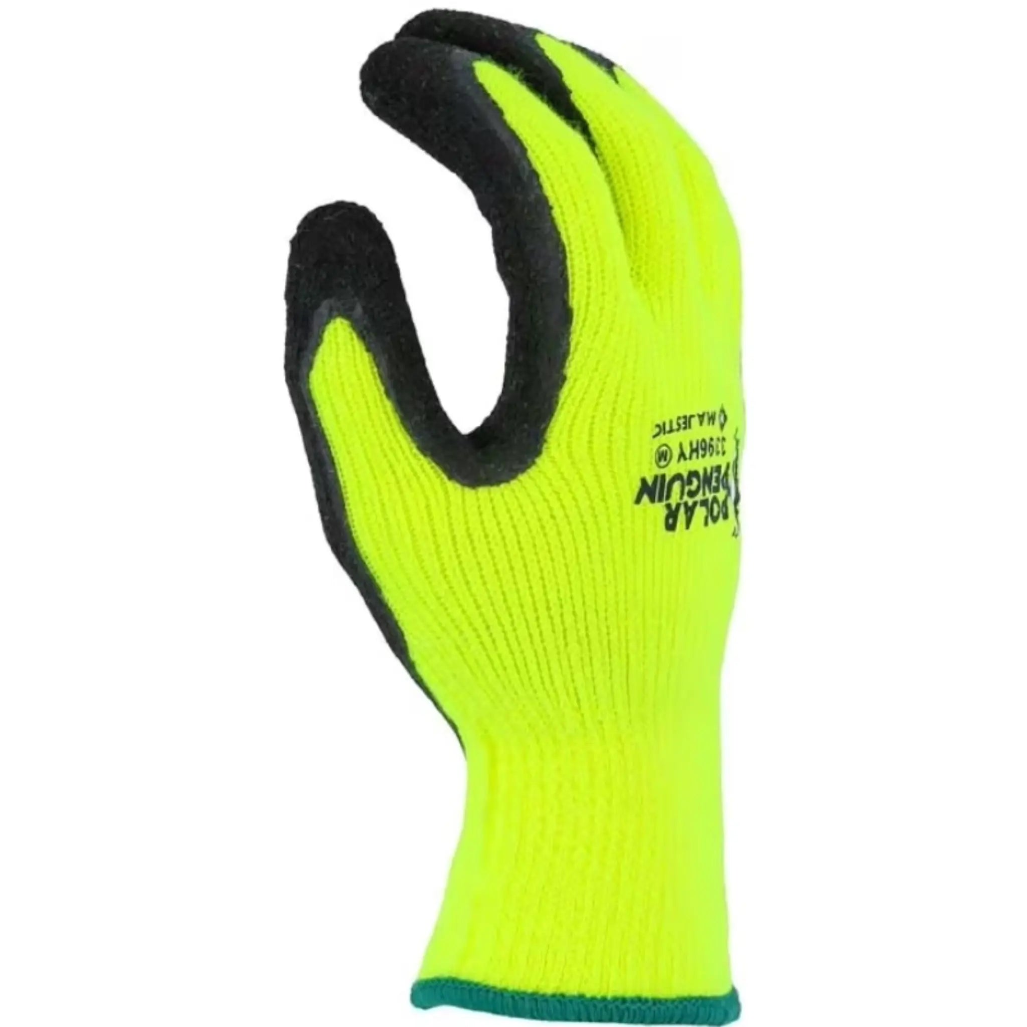 MAJESTIC GLOVE 3396HY Polar Penguin Winter Lined Napped Terry Glove with Foam Latex Dipped Palm-Left-Side-Image