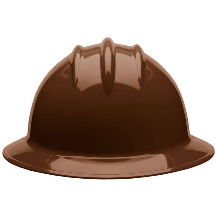 Bullard C33 33CBR 6pt Ratchet Classic Full Brim Style Chocolate Brown Hard Hat 20/Case