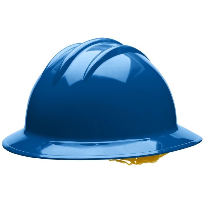 Bullard Kentucky Blue AboveView HDPE Full Brim Hard Hat  Flex Gear 4 Point Ratchet Suspension 20/Case