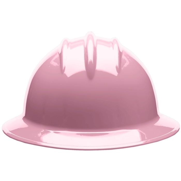 Bullard C35 35LPR 6pt. Ratchet Classic Extra Large Full Brim w/Accessory Slots Light Pink Hard Hat 20/Case