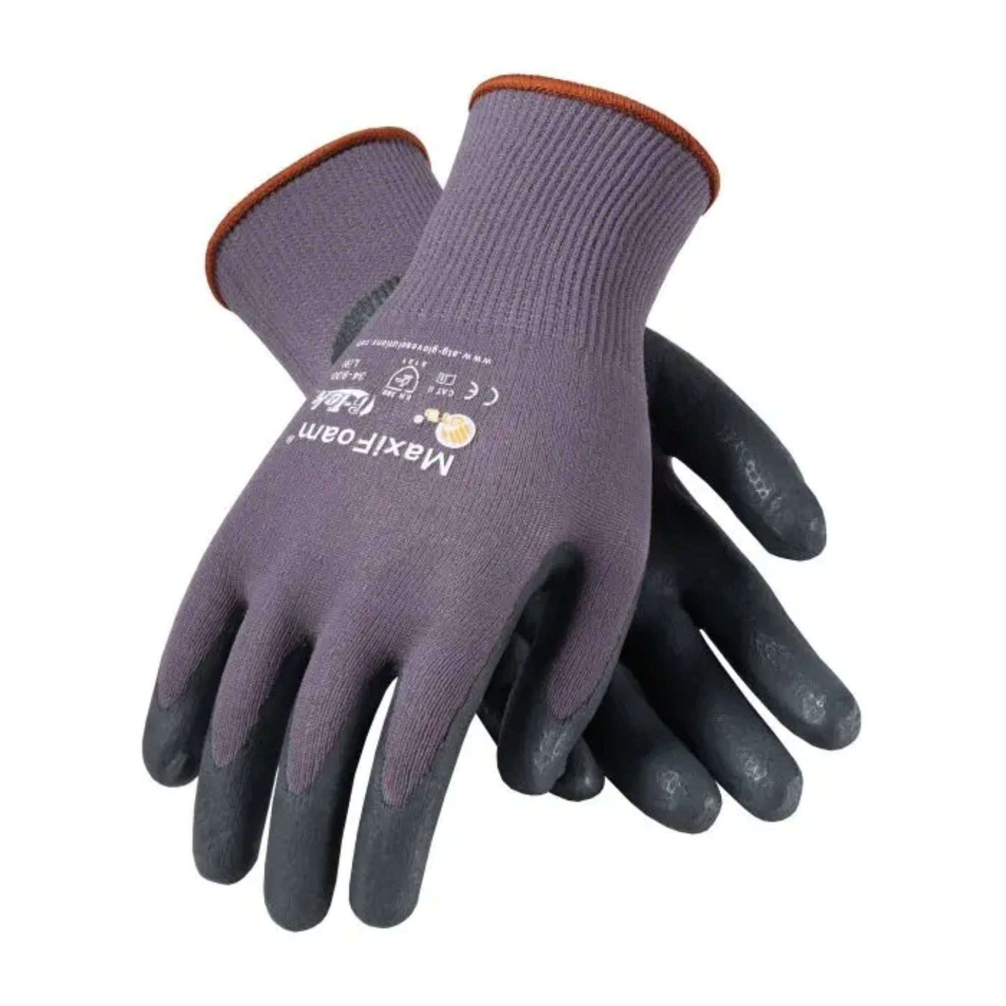 PIP ATG 34-900 MaxiFoam Lite Knit Glove with Nitrile Coating_Back_Image