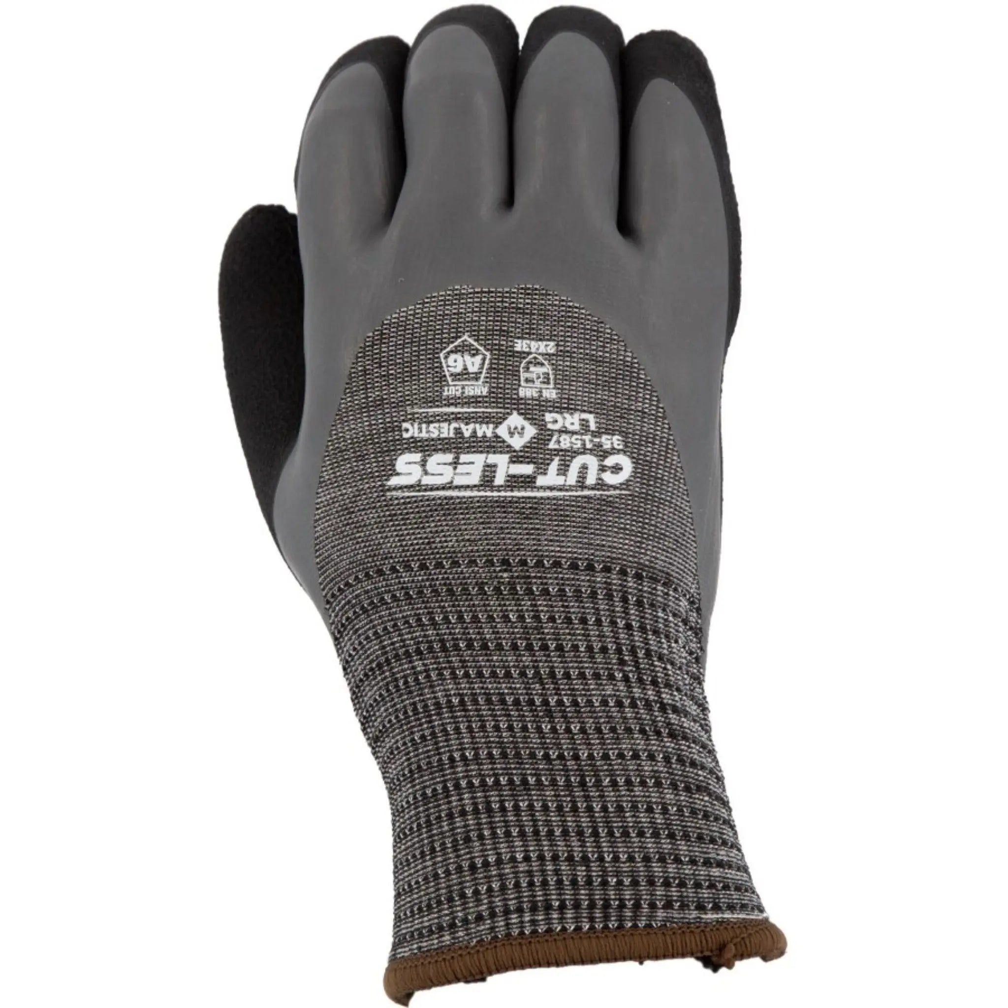 MAJESTIC GLOVE 35-1587 Cut-Less Korplex Cut Resistant, Water Repellent-Back