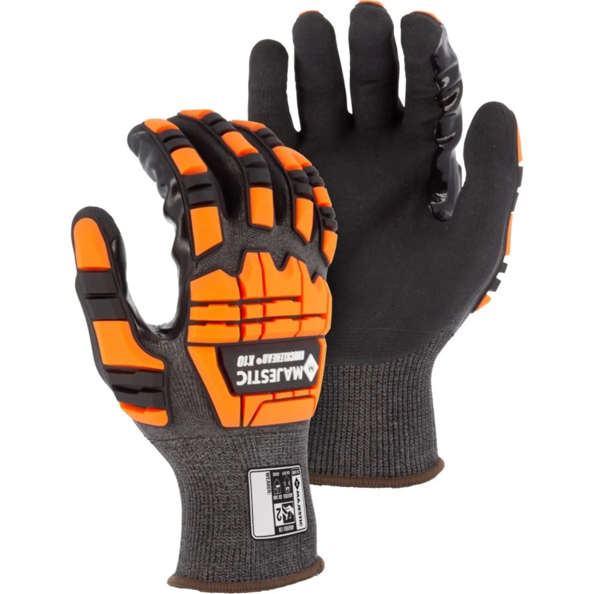 MAJESTIC GLOVE 35-5465 X-10 Korplex Glove with Foam Nitrile Palm-Main-Image