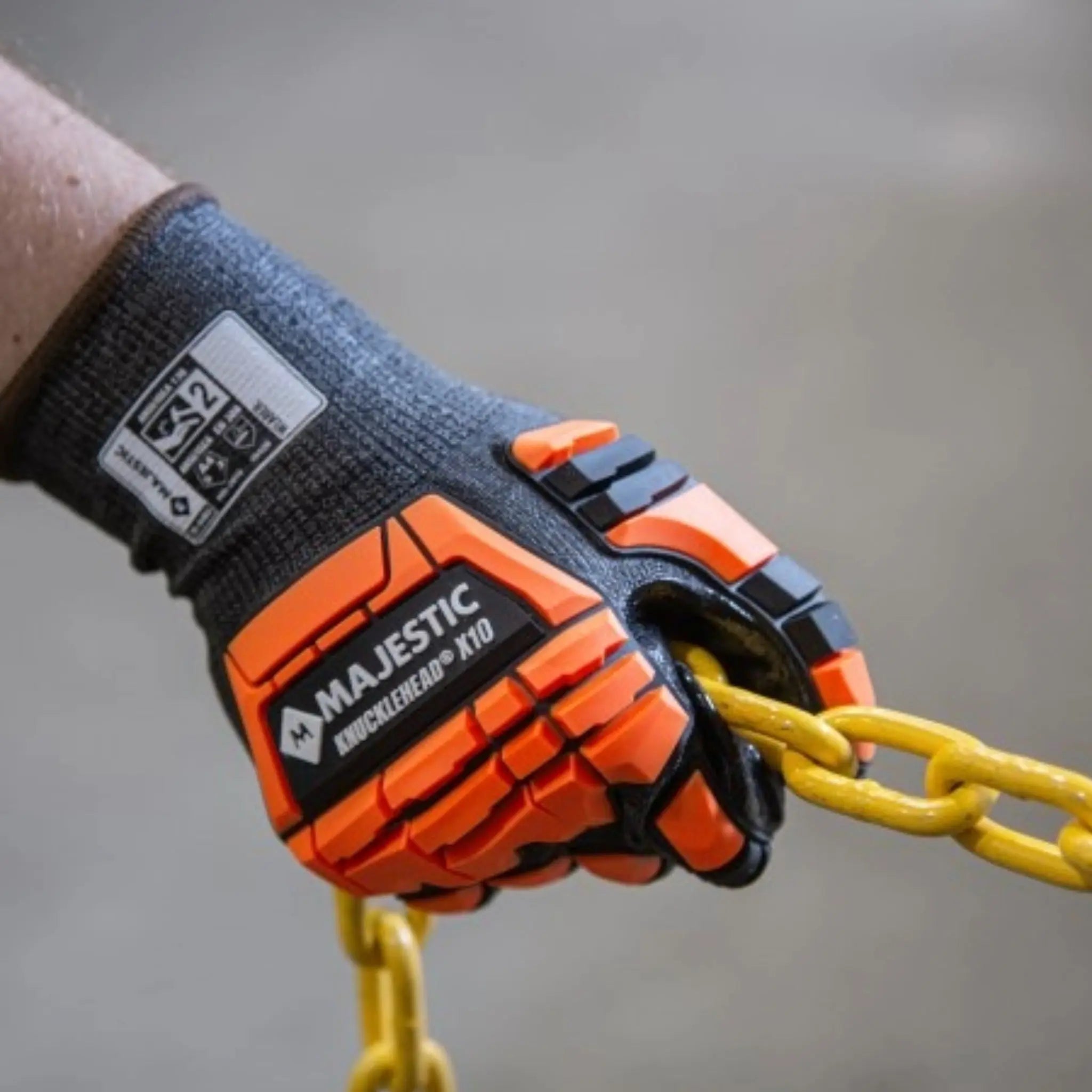 MAJESTIC GLOVE 35-5465 X-10 Korplex Glove with Foam Nitrile Palm-Model-2