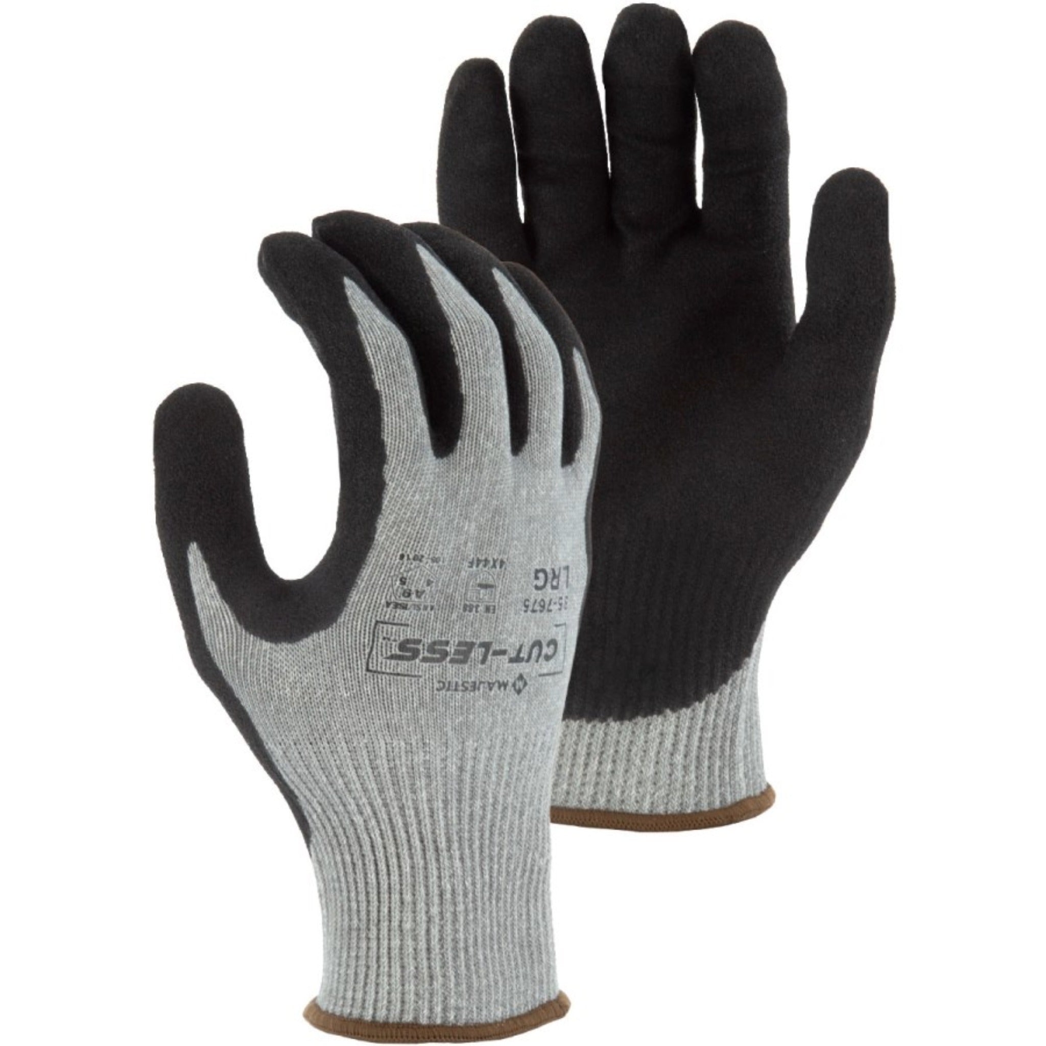 MAJESTIC GLOVE 35-7675 Cut-Less Korplex Glove with Sandy Nitrile Palm-Main-Image