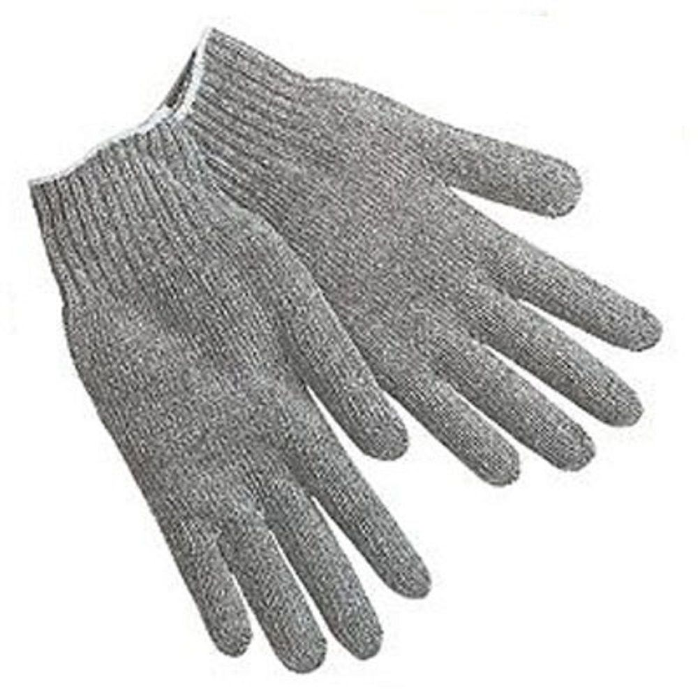 PIP 35-C500 Medium Weight Seamless Knit Glove, Gray, Box of 12