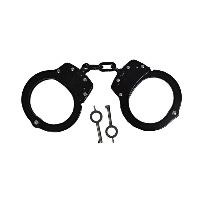 Smith & Wesson 350155 Model 100 Handcuffs, Chain Style, Melonite Finish, 1 Each