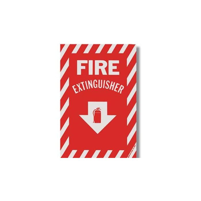 Vinyl Fire Extinguisher Signs