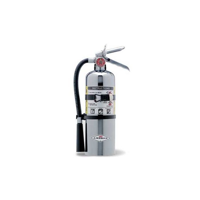 Chrome ABC Dry Chemical Fire Extinguisher