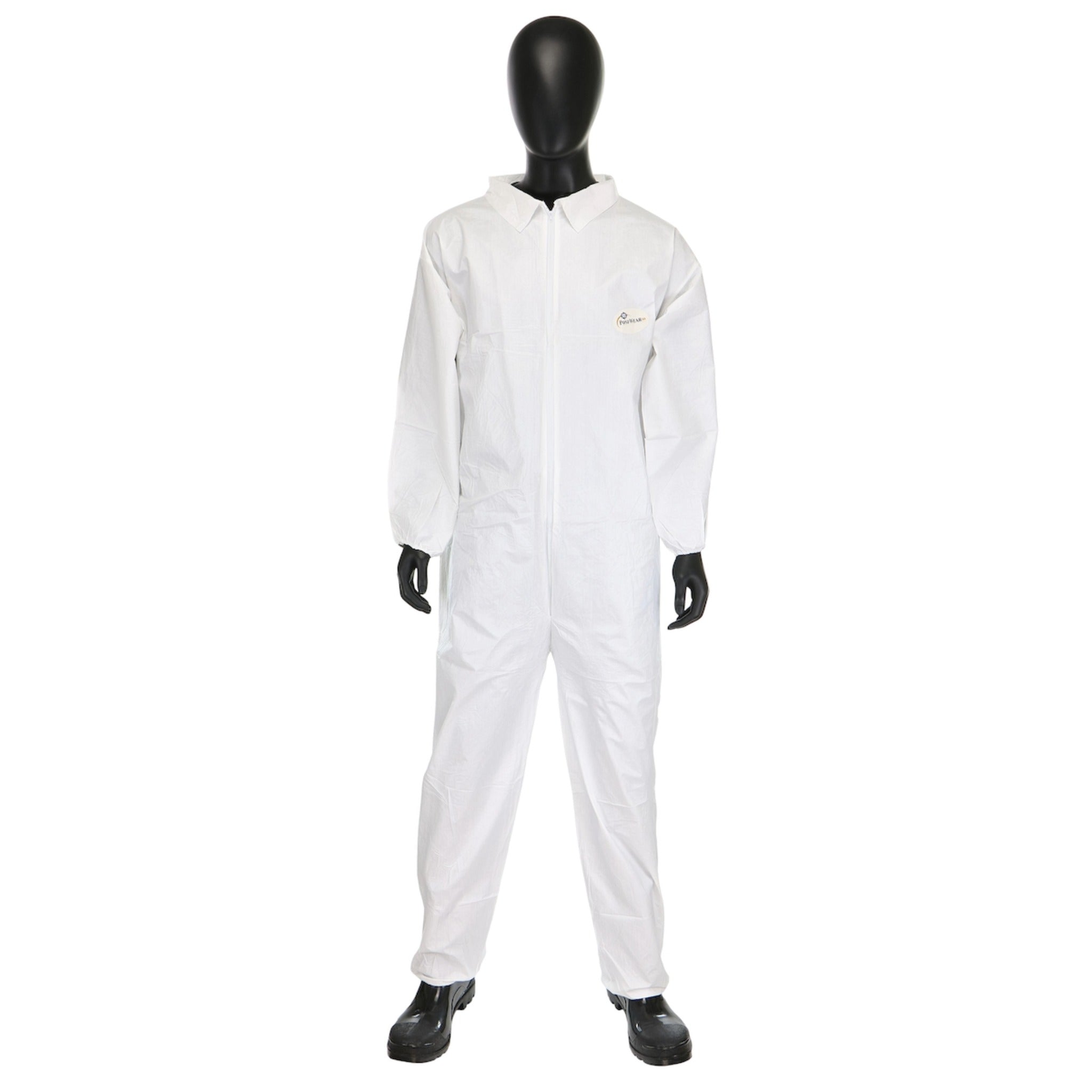 PIP West Chester 3602 Posi-Wear BA Coverall Elastic Wrist and Ankle 58 gsm, White, Case of 1