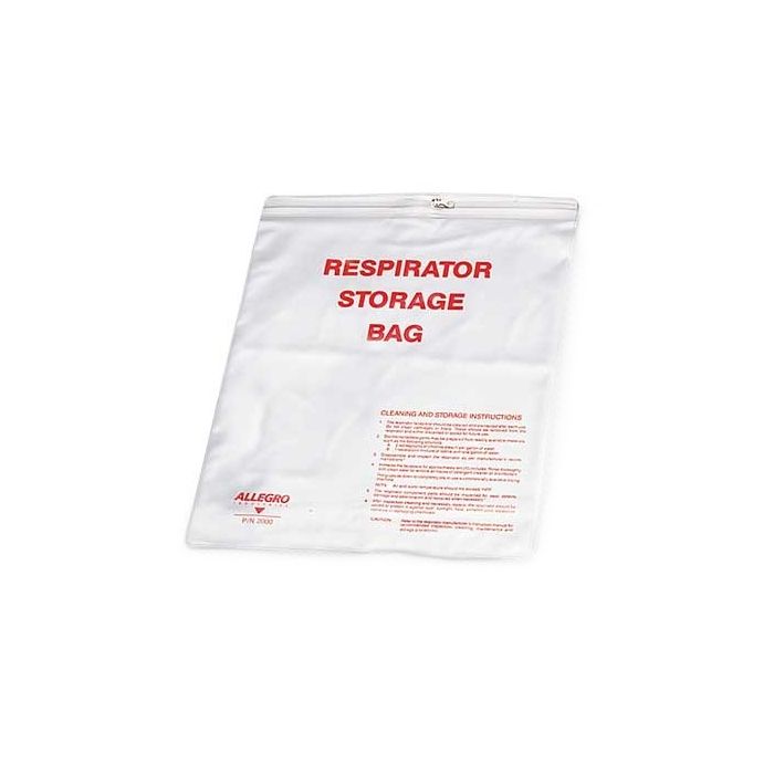 Allegro 4001-05 Disposable Respirator Storage Bags, Pack of 100