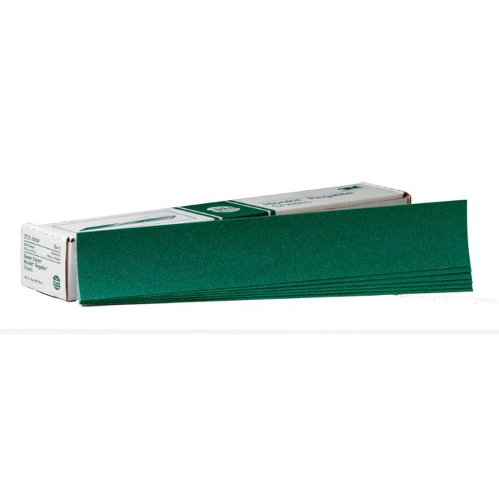 3M™ Green Corps™ Hookit™ Sheet, 00539, 80, 2-3/4 in x 16-1/2 in, 50 sheets per carton, 5 cartons per case