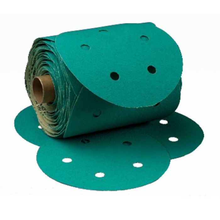 3M™ Stikit™ Green Disc Roll Dust Free, 01561, 5 in, 80, 100 discs per roll, 10 rolls per case