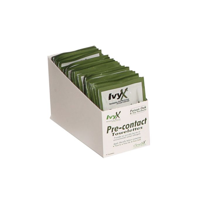 Ivy X Poison Oak  Towelettes - 25/Box, Case of 8 Boxes